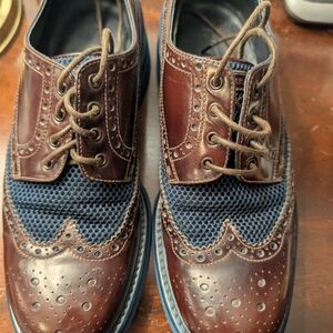 Emporio Armani Brown and Navy Oxfords